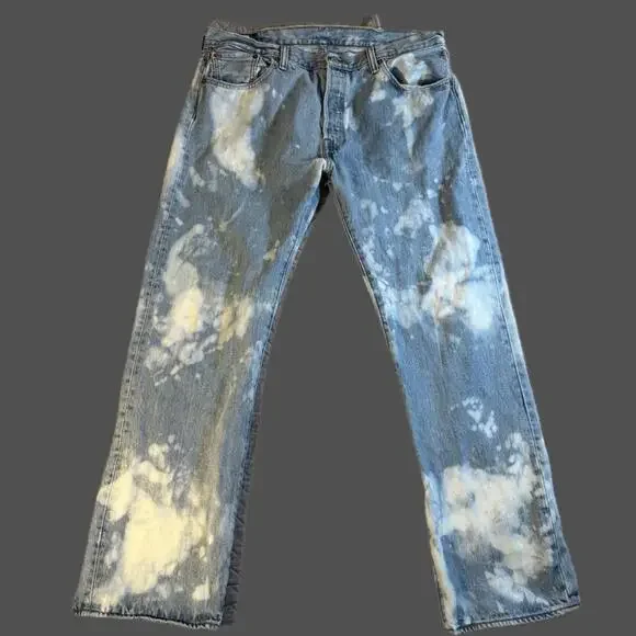 levis 501 jeans 36 custom denim A41525 - Picture 1 of 5